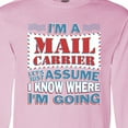 thumbnail image 4 of Inktastic Mail Carrier Postal Worker Long Sleeve T-Shirt, 4 of 5