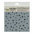 thumbnail image 2 of The Crafter's Workshop Stencil, 6" x 6", Mini Random Stars, 2 of 2