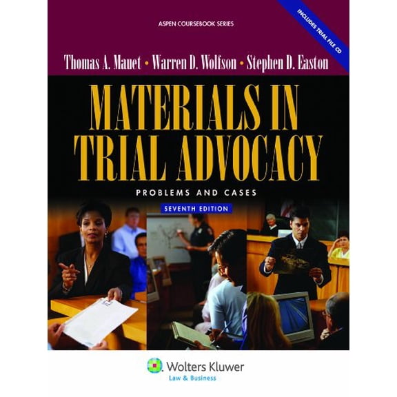 Pre-Owned Materials in Trial Advocacy: Problems and Cases (Aspen Coursebook Series) (Paperback) 073551044X 9780735510449
