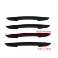 thumbnail image 2 of Possbay Car Door Anti-collision Rubber Strip Blade PVC Black Four-piece Suit, 2 of 6