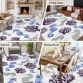 thumbnail image 5 of Seahorse Coral Coastal Area Rugs 8'x10', Washable Small Throw Rugs for Living Room Patio, Nautical Summer Beach Ocean Sea Indoor Outdoor Rug Non-Slip Low Pile Carpet Runner Reversible Floor Mats, 5 of 8