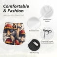 thumbnail image 4 of Balery Cute Forest Mushrooms Pantalones cortos deportivos para mujer con forro y dos bolsillos, elásticos, para entrenamiento, gimnasio, yoga-XX-Large, 4 of 7