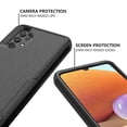 thumbnail image 4 of Allytech Galaxy A32 5G Phone Case, Hybrid TPU PC Military Grade Shockproof Protection Slim Scratch Resistant Bumper Defender Case Cover for Samsung Galaxy A32 5G 6.5-Inch - Black, 4 of 4