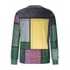 thumbnail image 5 of Puntoco Mujeres Moda Casual Geometría Impreso Suéter Manga Larga Cuello Redondo tops Puntoco Puntoco-1728, 5 of 6