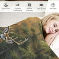 thumbnail image 3 of ONETECH  Hautman Brothers Wildlife Art Woven Tapestry Throw Blanket, King Stag, 3 of 6