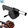 thumbnail image 1 of Soplador de ventilador para barbacoa al aire libre, parrilla de barbacoa portátil de mano, herramientas de fuelle para fuego, accesorios para acampar y Picnic JM, 1 of 5