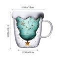 thumbnail image 3 of Taza de Navidad de 300ML, doble capa, antiescaldo, árbol de Navidad, cielo estrellado, taza de , taza para ,, 3 of 8