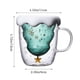 thumbnail image 3 of Vasos de doble pared y té taza de creativo expreso leche agua vasos de cristal para hogar, 3 of 8