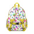 thumbnail image 3 of Pineapple Artwork School Bag, Waterproof Lightweight Backpack with Buckle, Spacious Multi Compartments, Perfect Gift for Travel, 3 of 6