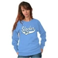 thumbnail image 3 of Slacker 247 Couch Potato Lazy Funny Unisex Plus Fleece Graphic Sweatshirt Brisco Brands 2X, 3 of 5