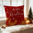 thumbnail image 6 of Uutvery Christmas Printed Pillow Cover,Christmas Theme 17.72x17.72 Inches,Xmas Snowflake Tree Pillow Cover,Merry Christmas Farmhouse Decor,Winter Decor Pillows for Home Couch Bed Living Room, 6 of 7