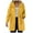 Yellow, variant on larppty Women Rain Jacket Lightweight Waterproof Raincoat Outdoor Hooded Windbreaker Trench Coat (Yellow, 3XL)