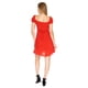 thumbnail image 4 of Vestido Juvenil Para Mujer Corto Holgado Liso Casual Rojo rojo M Incógnita 330597, 4 of 6