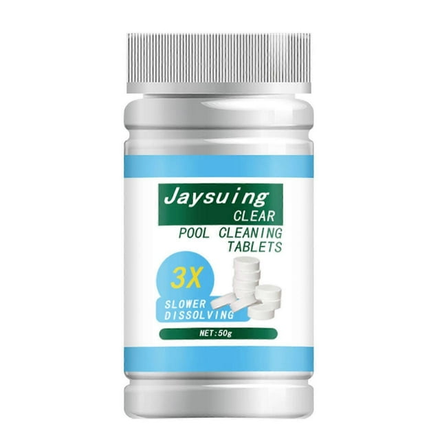 Pool Chlorinating Tablets Clear Balance Fast Acting & Quick Dissolving Pool Cleaning Maintenance Accessories 50/100g
