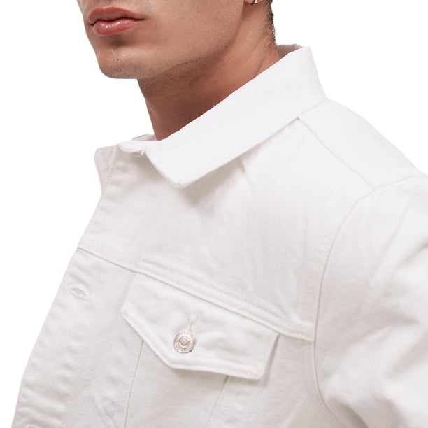 LAMKUKU - Cazadora Chaqueta Vaquera Para Hombre - Azul - XX-Large
