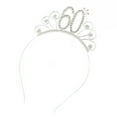 thumbnail image 7 of Eosunjian 16/18/21/30/40/50/60/80 Birthday Party Tiara Crown Headband Hair Loop Decoration, 7 of 7