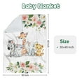 thumbnail image 6 of Gresahom Baby Crib Bedding Set - Animals Theme Nursery Bed 3 Pcs Set - Chic Soft Blanket with Double Layer Dotted Backing, Fitted Sheet, Room Rug for Newborns Boys Girls Shower Gift(30"x40"), 6 of 7