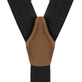 thumbnail image 4 of Buyless Fashion Suspenders For Men - 48" Adjustable Straps 1 1/4" - Y Back With Clips And Buttons - 5120-Black, 4 of 8