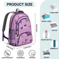 thumbnail image 5 of Cute Cartoon Dachshund Backpack for School,Cute School Bag,Schoolbag with Adjustable Shoulder Straps & Padded Back,16.9 Inch, 5 of 5