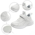 thumbnail image 5 of CAICJ98 Kids Sneakers Boys Girls Kids Breathable Walking Shoes Lightweight Strap Non-Slip Running Shoes Boys Girls White,3.5(Little Kid/Big Kid), 5 of 7