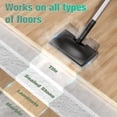 thumbnail image 4 of Detachable Handheld Steam Cleaner with 380mL Tank 260 ℉   Multi-Purpose Floor Steamer for Hardwood Tile Grout Windows Bath Kitchen 3-Level Steam Control, 4 of 8