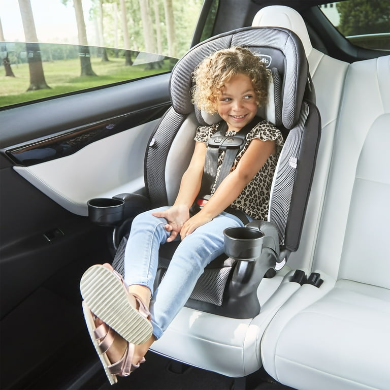 Evenflo Chase Plus 2 in 1 Booster Toddler Car Seat Huron Black