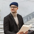 thumbnail image 5 of Men's Cotton Blend Flat Ivy Gatsby Newsboy Driving Hat Cap Light Gray, 5 of 7