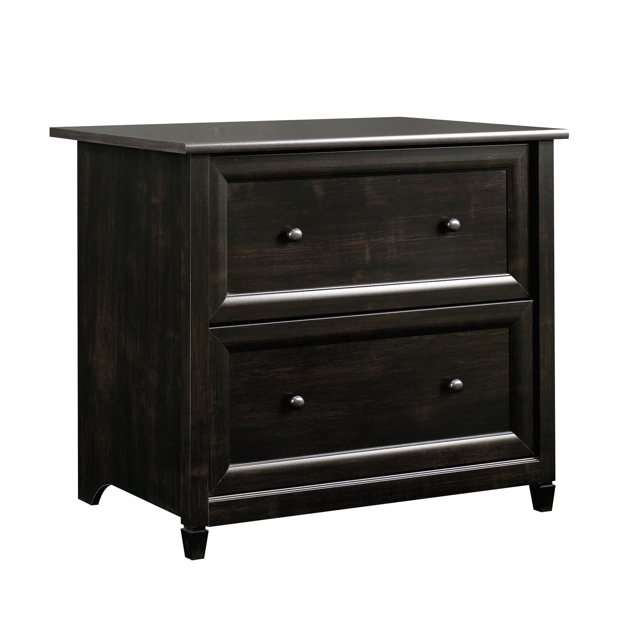 Sauder Edge Water 2-Drawer File Cabinet, Black Finish