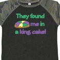 thumbnail image 4 of Inktastic They Found Me in a King Cake Boys or Girls Toddler T-Shirt, 4 of 5
