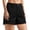 Black, variant on Womens Cargo Shorts Elastic High Waist Lounge Shorts with Pockets Summer Loose Fit Lightweight Workout Shorts for Runing Streetwear Khaki M
