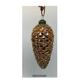 thumbnail image 7 of Glittered Pine Cone Glass Christmas Ornaments - 5" - Brown - 4ct, 7 of 7