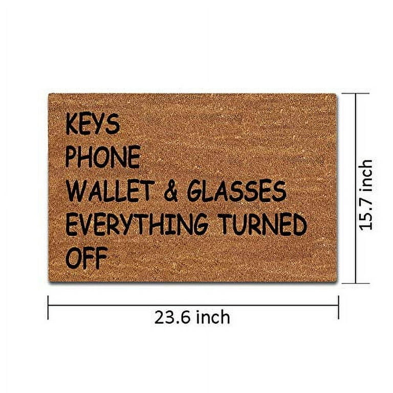 FZYTMY Funny Doormat Custom Personalized Doormats Indoor Outdoor Entrance  Floor Mat Home Welcome Front Door Mat Non Slip Rubber Backing