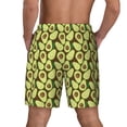 thumbnail image 2 of Lsque Mens Swim Trunks Avocado Pattern - Bathing Suit Compression Liner - Beach Swim Shorts Swimwear - (S-3XL) - Stretch Quick Dry -Medium, 2 of 9
