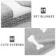 thumbnail image 4 of Manta polar de Coral para mascotas, perro, gato, cómoda manta para lanzar sofá, manta cálida para mascotas, 4 of 5
