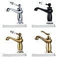 thumbnail image 2 of Xingzhi Copper Ceramic Basin Electroplated Modern Unfading Anti-rust Threaded Smooth Kitchen Toilet Sink Hardware Type 1 Bronze, 2 of 6