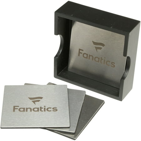 

Fanatics Corporate Four-Pack Stainless Steel Coaster Set - OSFA