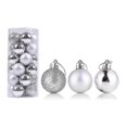 thumbnail image 1 of 24pcs Christmas Ball Delicate Reusable High Gloss Xmas Tree Decor Ball Pendant Home Decor, 1 of 5