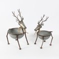 thumbnail image 2 of Deer Bowl Planters on Stand, 2-Piece Set, 2 of 6