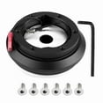 thumbnail image 2 of Aluminum Alloy Car Steering Wheel Hub Quick Release Adapter Kit for Steering Wheel Adapter Steering Wheel Hub Kit, 2 of 7