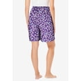 thumbnail image 2 of Dreams & Co. Plus Size Print Pajama Shorts, 2 of 6
