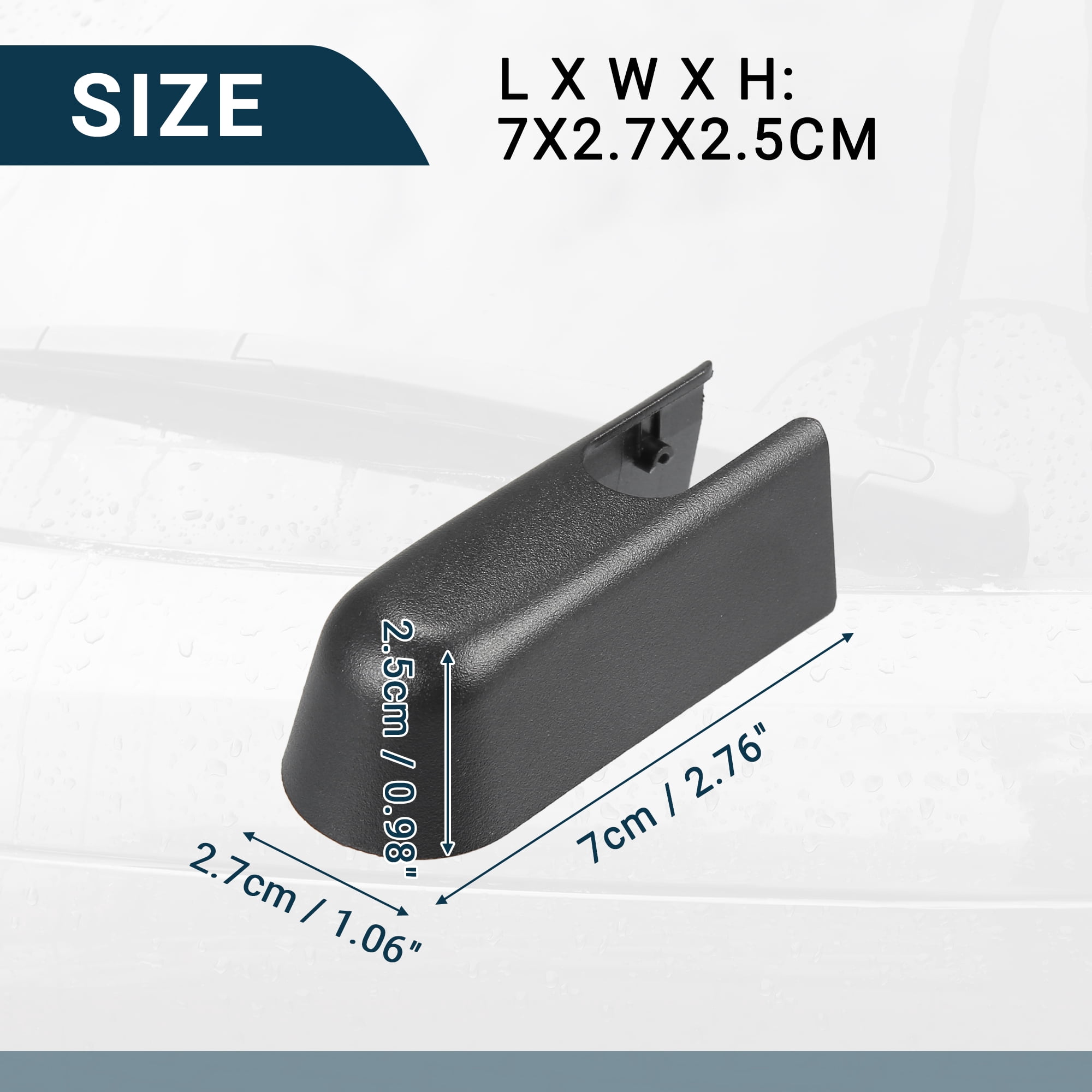 Unique Bargains for BMW I3 Windshield Wiper Arm Nut Cover ABS Plastic 61627344668