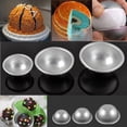 thumbnail image 3 of Cake Pan Set 3D Sports Ball Tennis Basketball Birthday Cake Pan Mold, 3 of 3