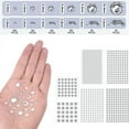 thumbnail image 3 of RSAMD Self Adhesive Face Hair Gems Rhinestones Crystal Sticker Body Jewels Sticker-4mm/160pcs, 3 of 9