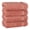 Coral, variant on Cotton Paradise 100% Cotton Turkish 4 Piece Hand Towel Set, Soft Absorbent Face Towels Clearance Set, Coral