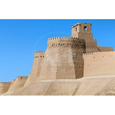 Wall of Itchan Kala (Ichon Qala) - Khiva (Chiva, Heva, Xiva, Chiwa, Khiveh) - Xorazm Province - Uzb Print Wall Art By Daniel
