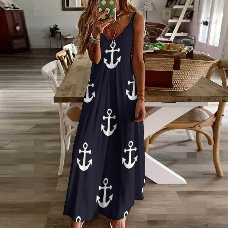 nautical evening dress Printfresh x Pencil & Paper Organic Cotton 3/4 Sleeve Belted Mini Striped Dress in PF + Pencil & Paper Co. Nautical Stripes | Women's S