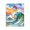 Vibrant Sunrise Wave Splash, variant on Stupell Industries Tropical Vibrant Sunrise Surf Canvas Art, 16 x 20, by Shelly Craig