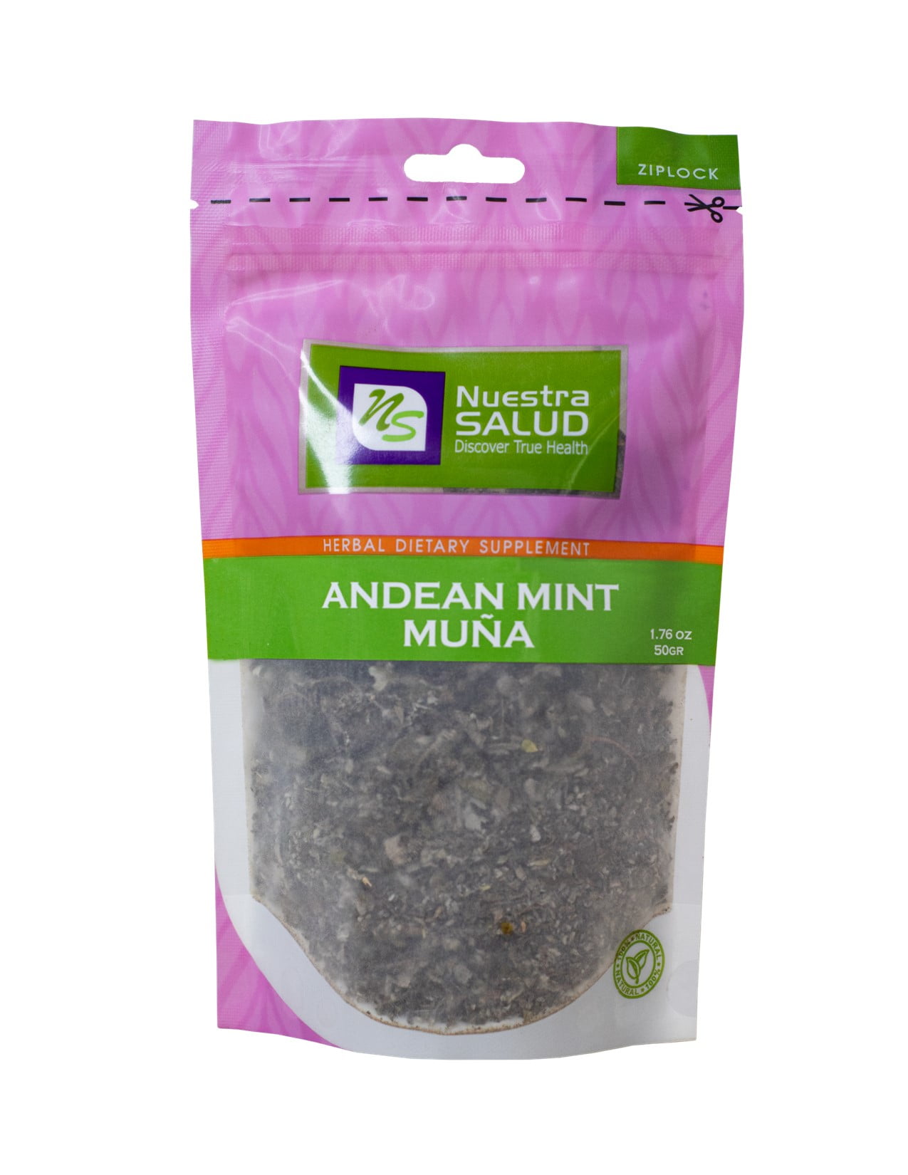Nuestra Salud - Muña Te - Andean Mint Tea Herbal Tea  (50g) 1.76oz Herb Tea Peruvian