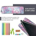 thumbnail image 5 of Haiem Tie Dye Print Leather Pencil Case Art Supplies Case Zipper Pencil Pouch Stationery Storage Pencil Bag, 5 of 7