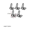 thumbnail image 5 of KAKOWELY Ressort de Trompette 5 Pcs Clé d'Eau Valeur de Rappel pour Pièces d'Instrument en Laiton Pièces de Réparation de Trompette GB11A (Argent)0.69"X0.33"X0.51 Pouces, 5 of 5